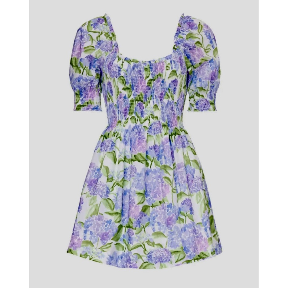 Hill House Home Naia Nap Dress in Blue Hydrangea 💜🩵
